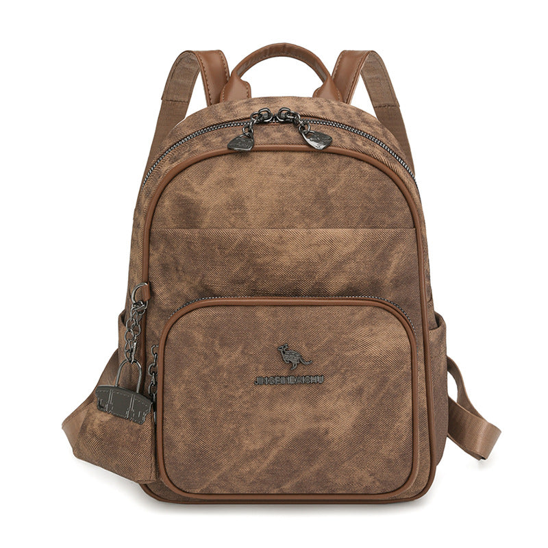 Vintage Leder Rucksack Karnz