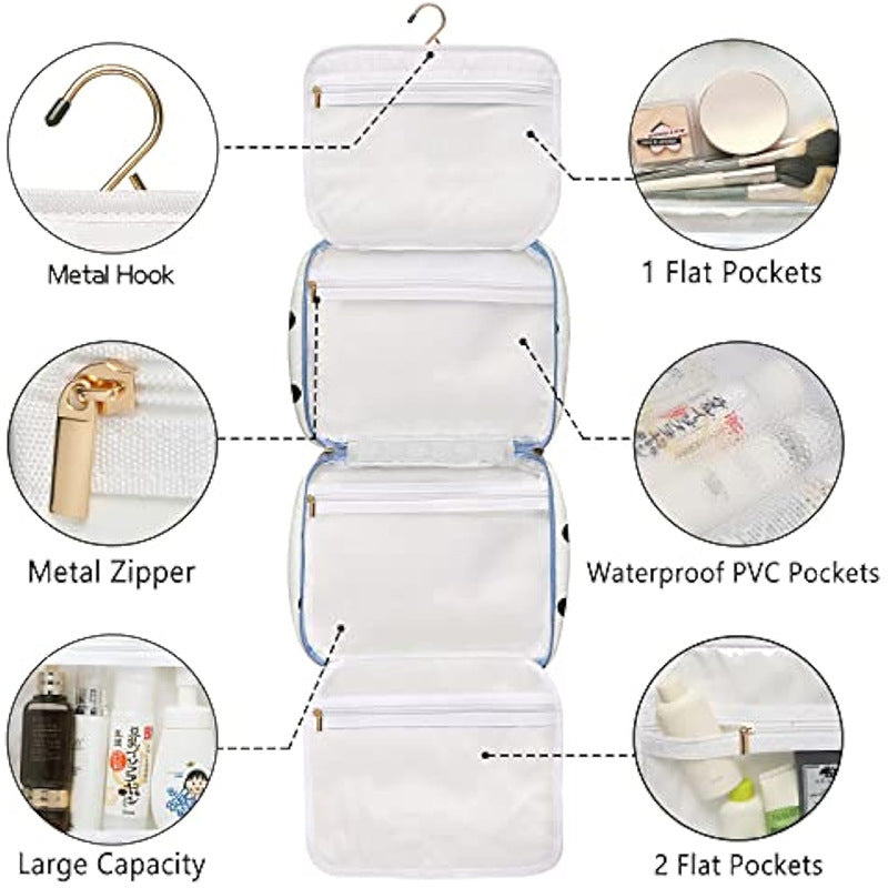 Vielseitige Kosmetik-Organizer Tasche mit Abnehmbarem Fach Karnz