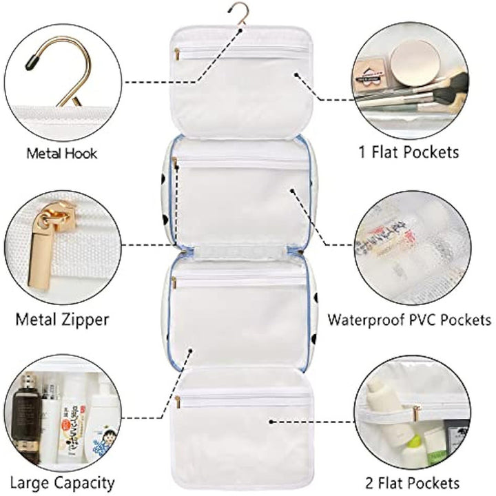 Vielseitige Kosmetik-Organizer Tasche mit Abnehmbarem Fach Karnz