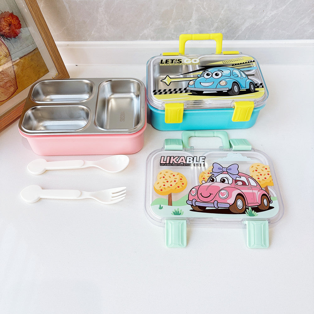 Cartoon-Themen Multi-Abteil Lunchcontainer