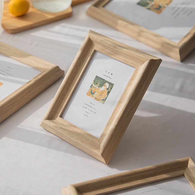 Holz Artwork Display Rahmen für Wohnkultur