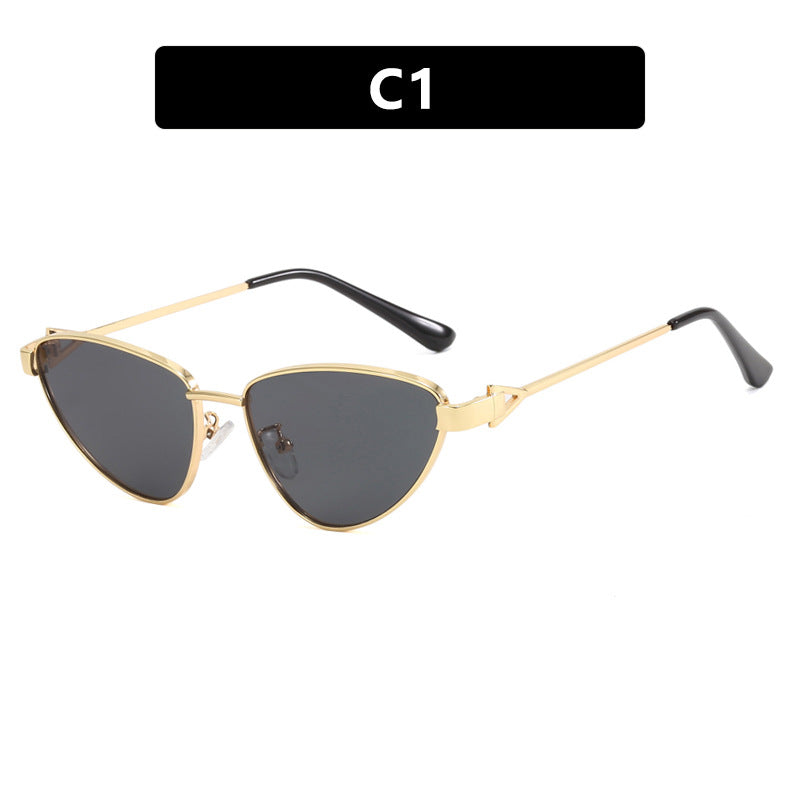 Damen Cat-Eye Sonnenbrille mit elegantem und flexiblem Rahmen Karnz