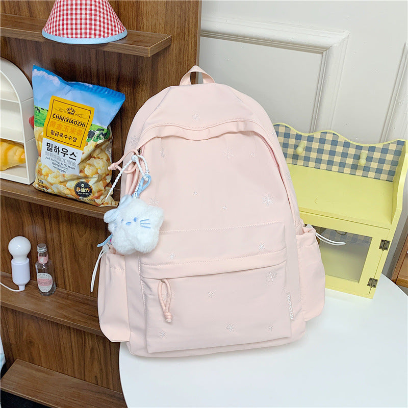 Gestickter süßer Charakter-Rucksack
