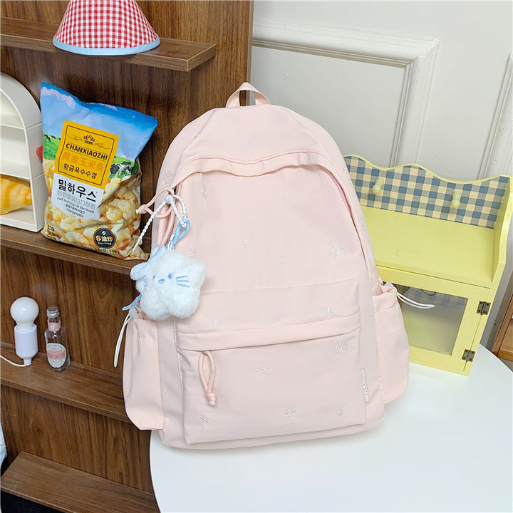 Gestickter süßer Charakter-Rucksack
