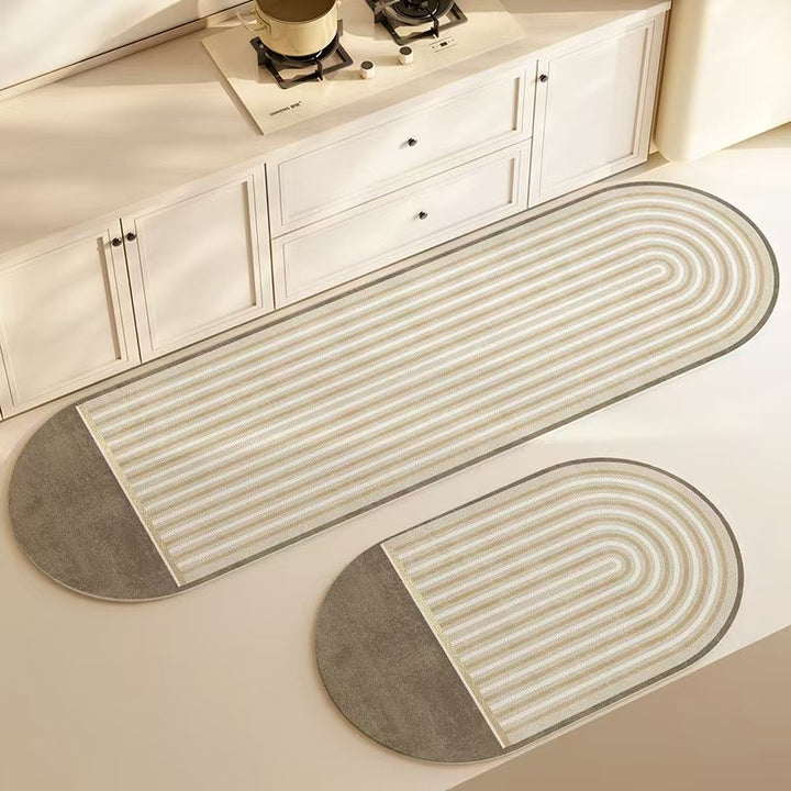 Stylische Küchenläufermatte