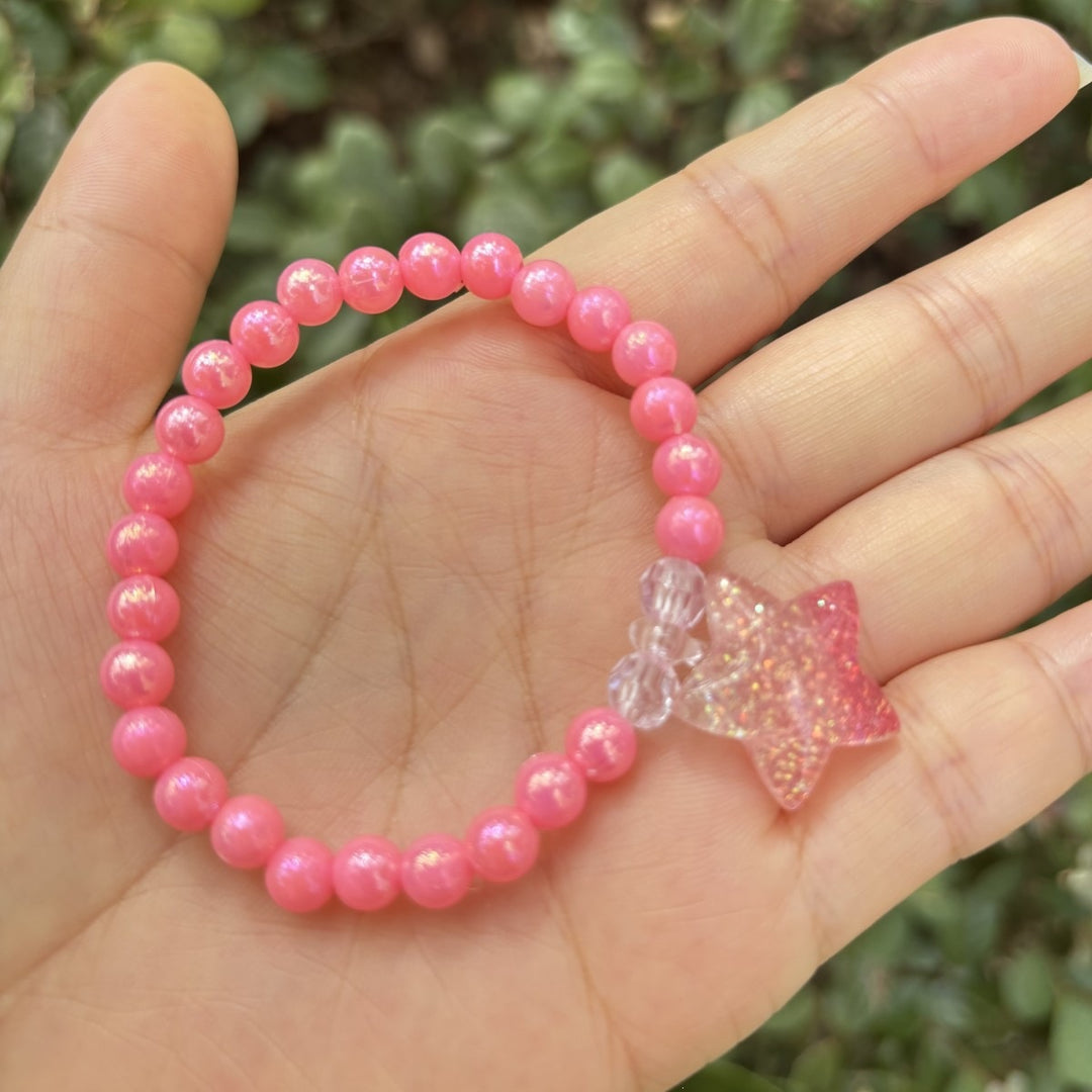 Süßes Armband mit Elefantenanhänger Aus Glas Karnz