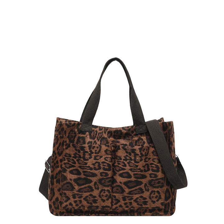 WoChic Leopardenmuster Utility Tragetasche Karnz