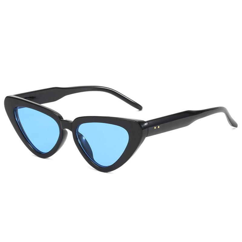 Damen stilvolle Cat-Eye Sonnenbrille mit auffälligem Design Karnz