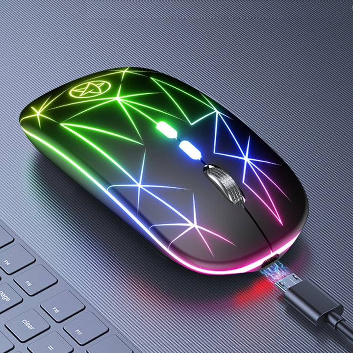 Bluetooth Gaming-Maus mit Dual-Modus und Rgb-Beleuchtung Karnz