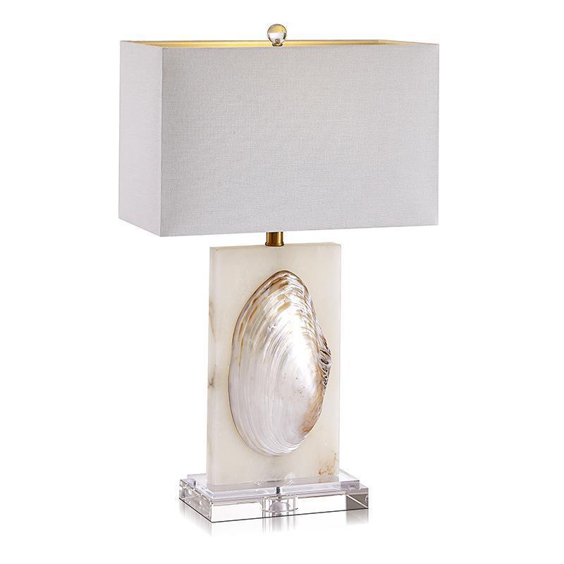 Dekorative Muschel Tischlampe