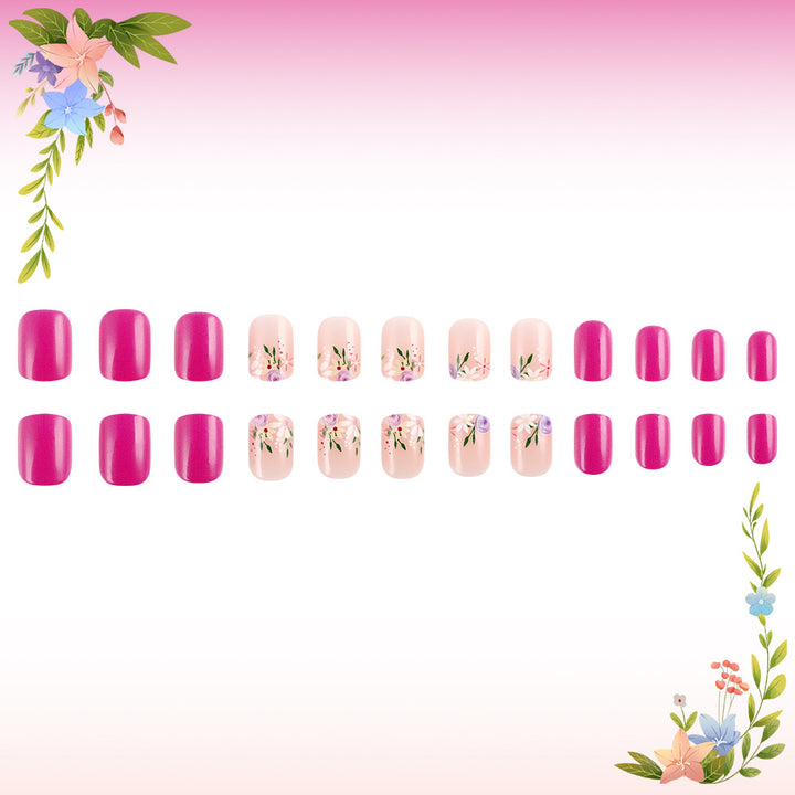 Blumen Design Nagel Kunst Kit Karnz