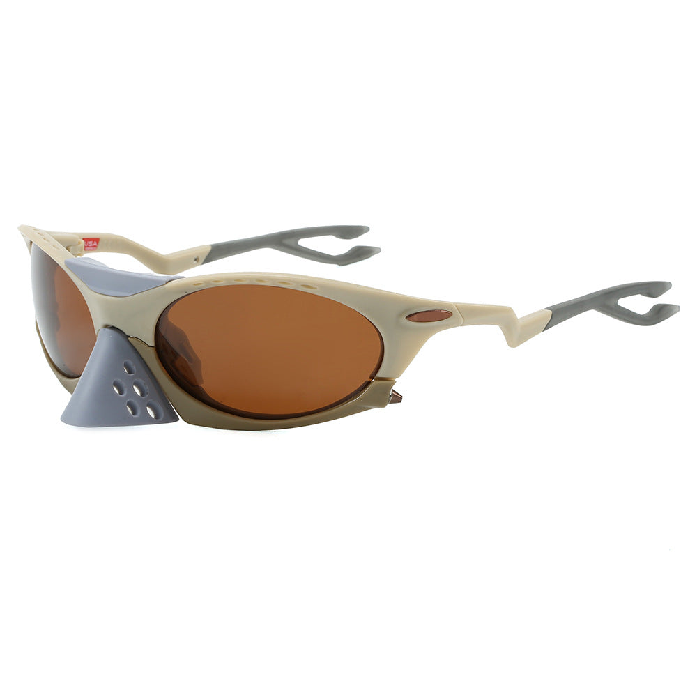 Damen Sportliche Multifunktions-Sonnenbrille Karnz