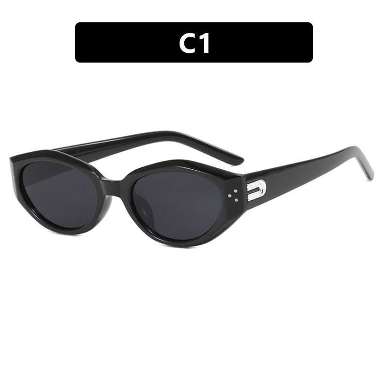 Damen Cat-Eye Sonnenbrille mit elegantem Kunststoffrahmen Karnz