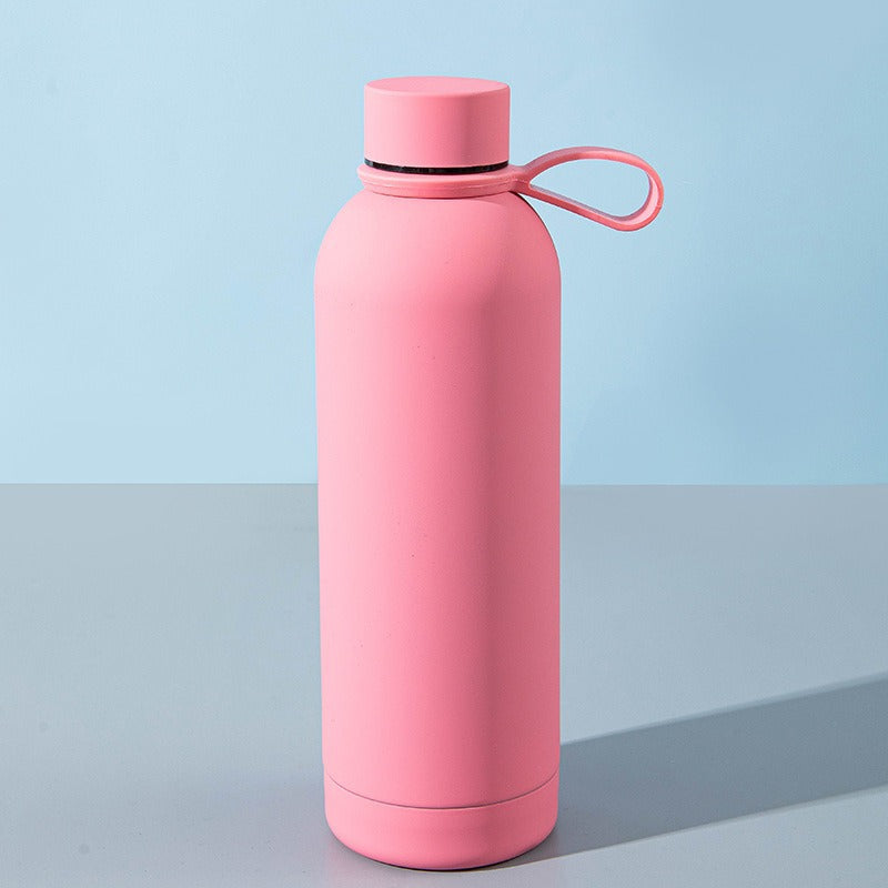 Damen stilvolle Edelstahl-Trinkflasche mit innovativem Verschluss Karnz