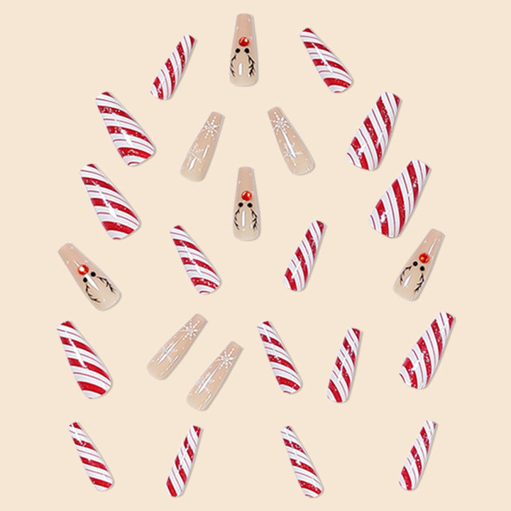 Festive Holiday Nail Art Verlängerungen