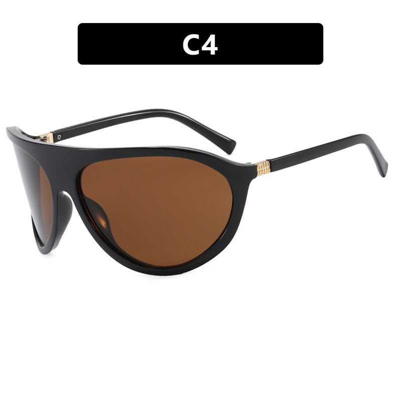Damen Cat-Eye Sonnenbrille mit einzigartigem Design und schützendem UV-Filter Karnz