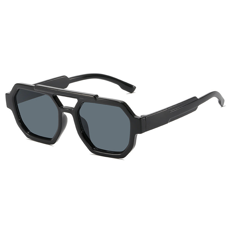 Stylische geometrische Rahmen Sonnenbrille Karnz
