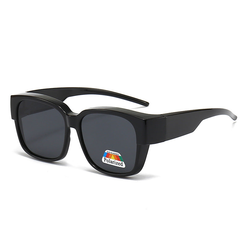 Damen stylische rechteckige Sonnenbrille mit gelben Gläsern Karnz