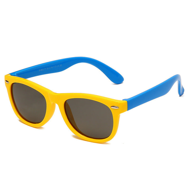 Karnz | Kinder Flex Sonnenbrille mit flexiblem und robustem Rahmen