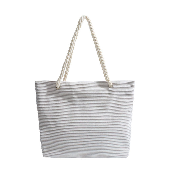 Stylische strukturierte Strandtasche Karnz