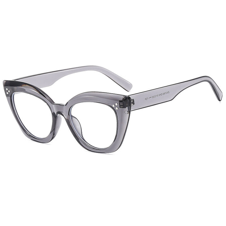 Damen Cat-Eye Sonnenbrille mit luxuriösen Akzenten Karnz