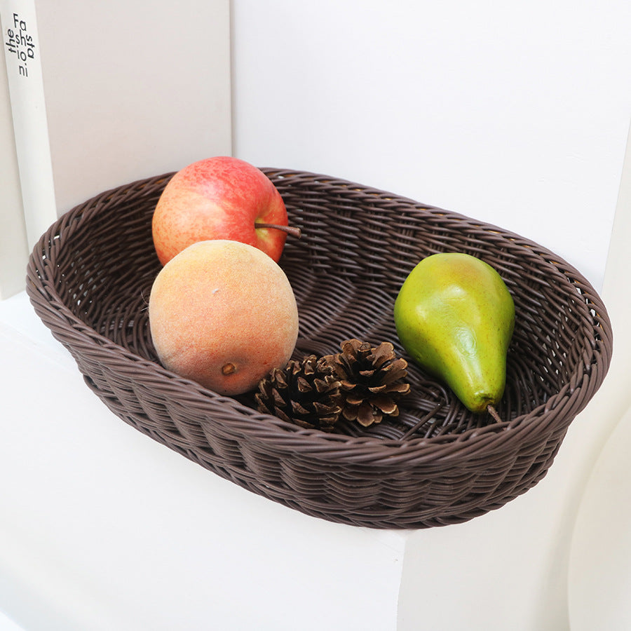 Oval gewebter Obstlager Karnz