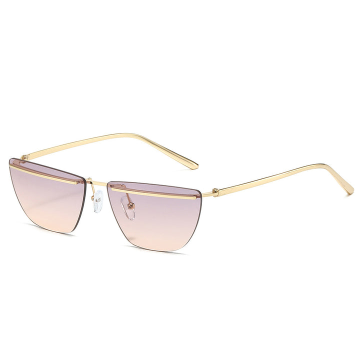 Moderne geometrische eckige Sonnenbrille Karnz
