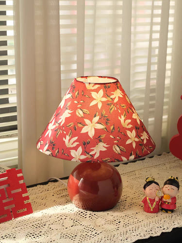 Moderne Floral Akzent Tischlampe