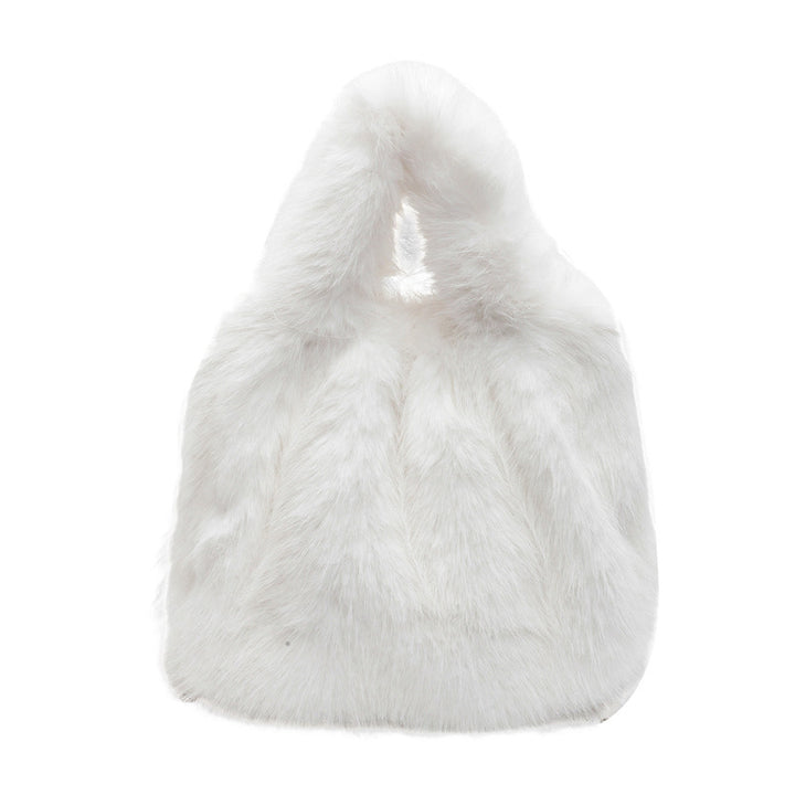 Luxuriöser Kunstfell Bucket Hat