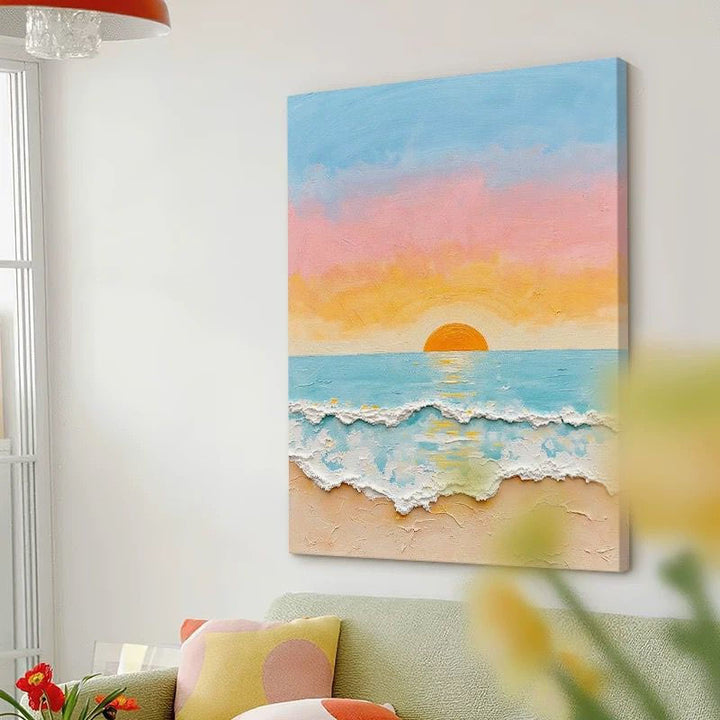 Impressionistische Seelandschaft Leinwandkunst