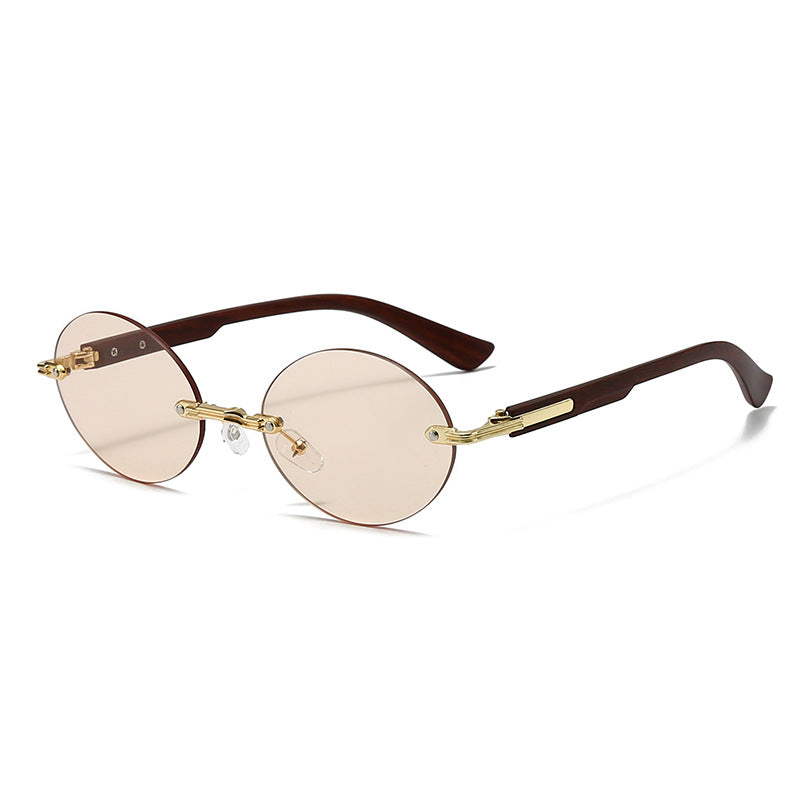 Damen modische runde Sonnenbrille Karnz
