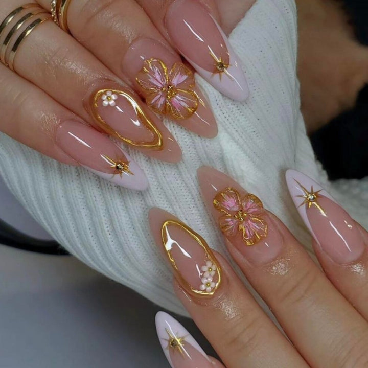 Tierisch inspiriertes Press-On-Nagelkunst-Set Karnz