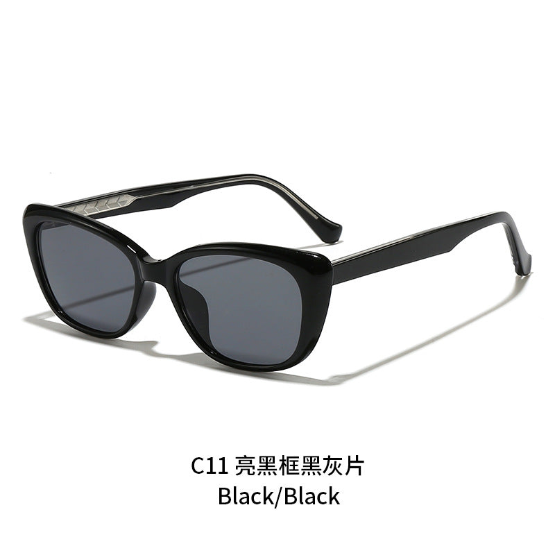 Damen elegante Sonnenbrille im modernen Cat-Eye-Stil Karnz