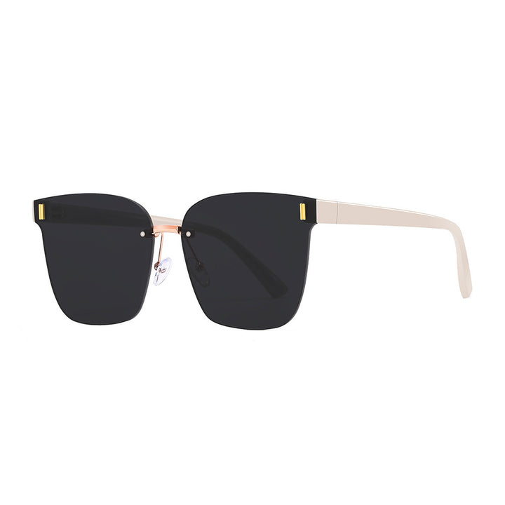 Damen Sonnenbrille im modernen Design mit breitem Rahmen Karnz