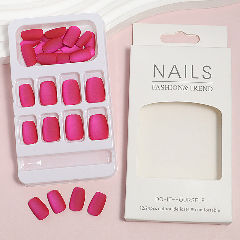 DIY natürliche Finish Press-On Nagelspitzen Karnz