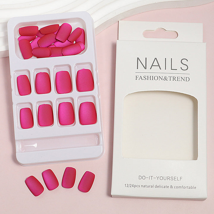 DIY natürliche Finish Press-On Nagelspitzen Karnz