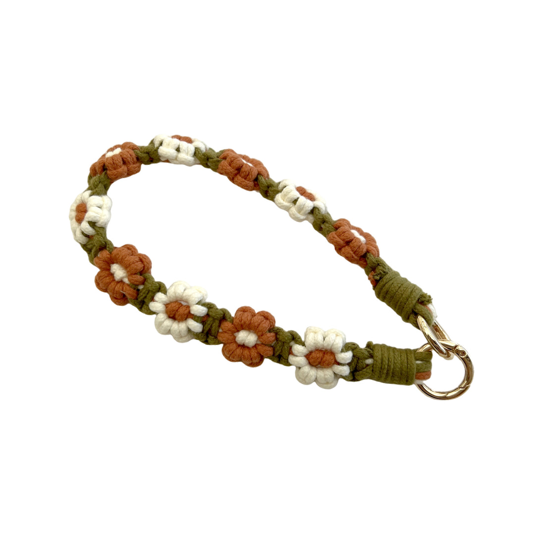 Blumenmuster Schlüsselanhänger Halter Karnz