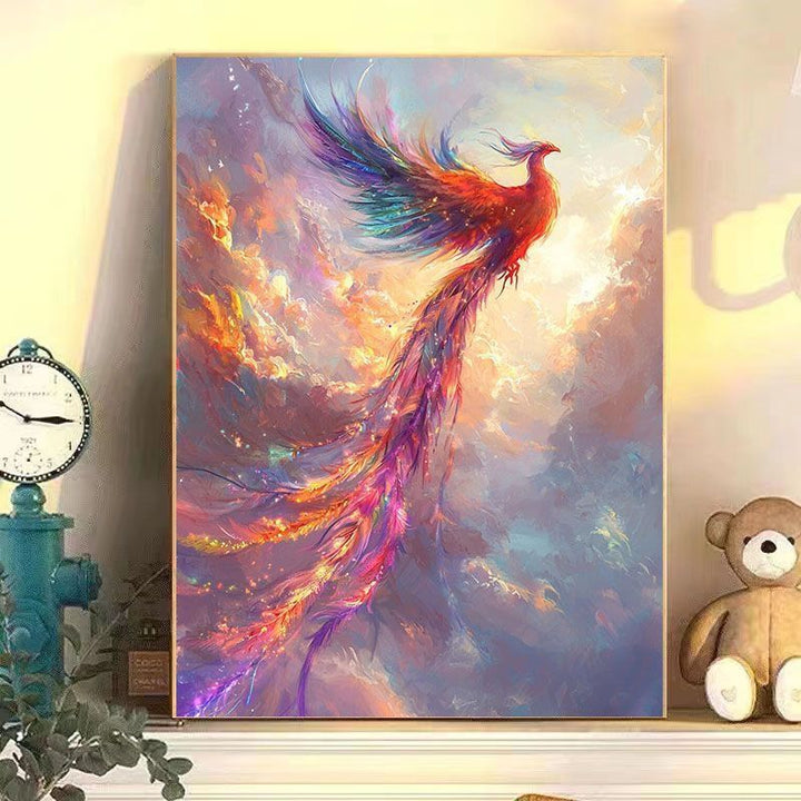 Abstract Phoenix Wandkunst Druck Karnz