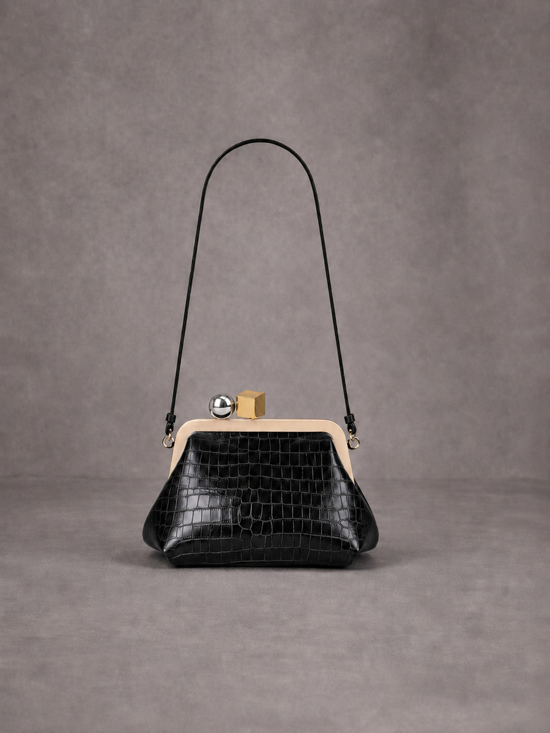 Elegante Krokodil-Effekt Handtasche