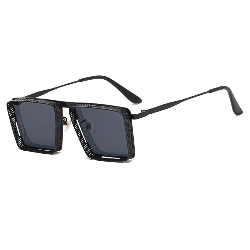 Damen Oversized Designer-Sonnenbrille mit einzigartigem Rahmendesign Karnz