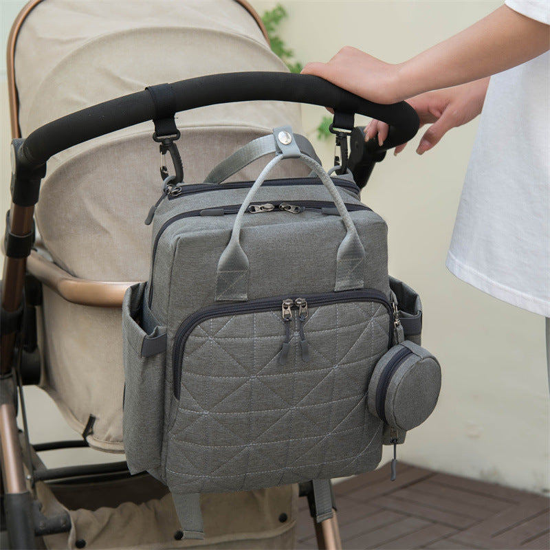 Multi-Taschen Stepp-Rucksack Karnz