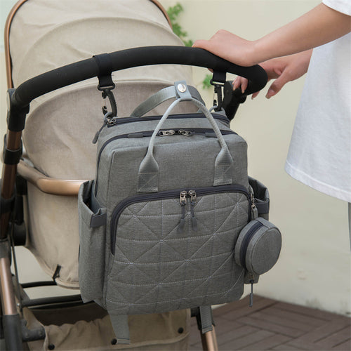 Multi-Taschen Stepp-Rucksack Karnz