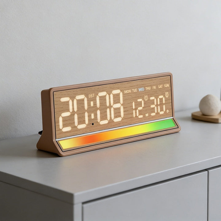 Digitaler Wecker mit Klarer Led-Anzeige und Datumsanzeige Karnz