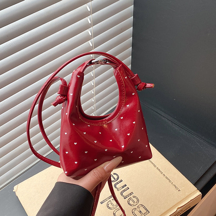 WoCute Herz-Muster Mini Schultertasche Karnz
