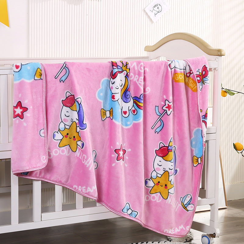 Kinder Cartoon Charakter Fleece Decke Karnz