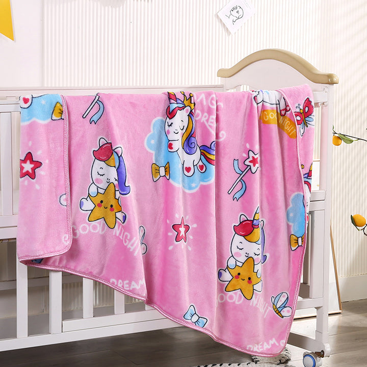 Kinder Cartoon Charakter Fleece Decke Karnz