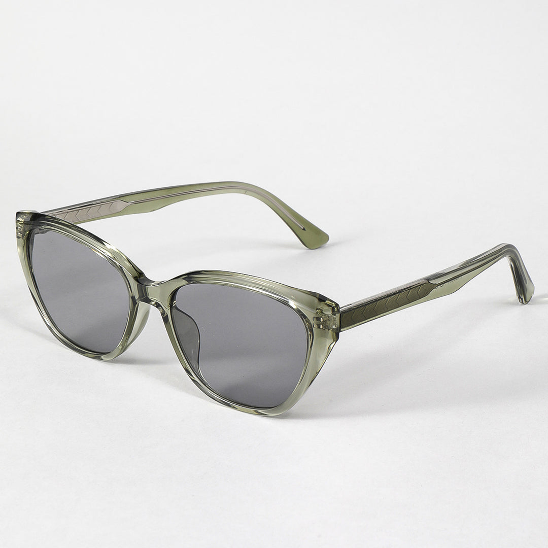 Damen moderne Sonnenbrille mit klassischem Schwung Karnz