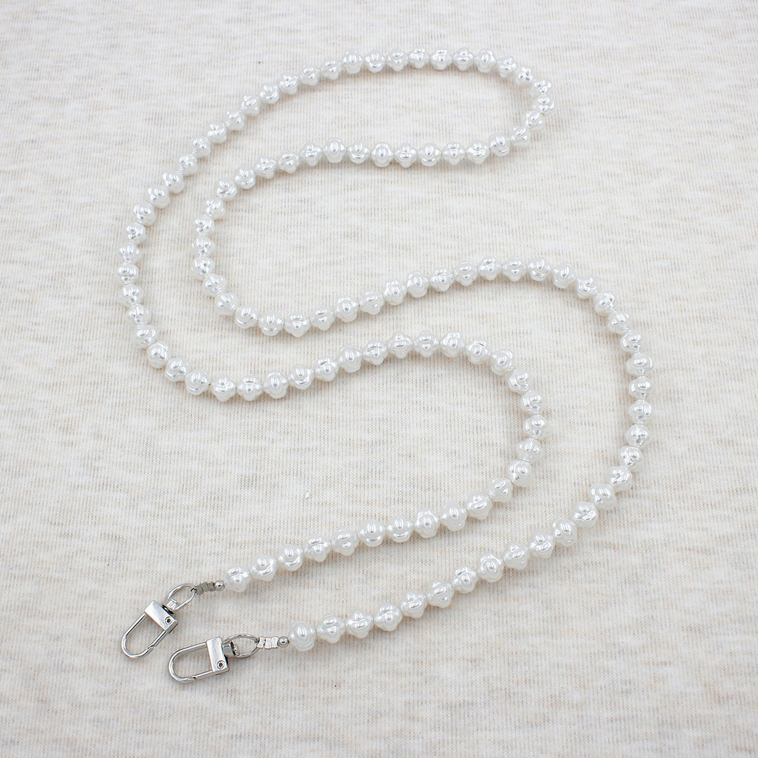 Elegante Perlen Brillen Kette Karnz
