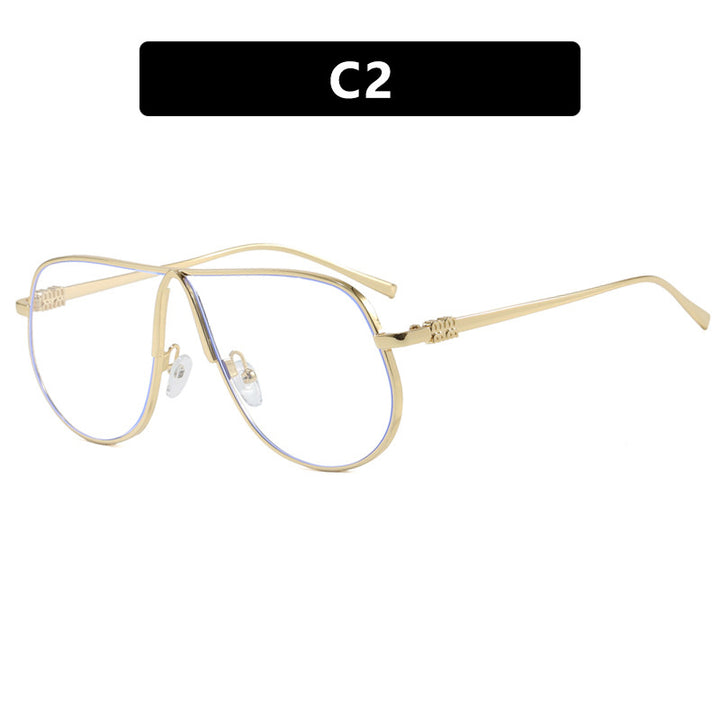 Damen Pilotensonnenbrille mit hochwertigem Metallrahmen und polarisierten Gläsern Karnz