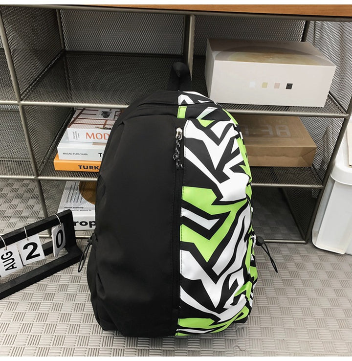 Grafikdruck-Rucksack Karnz